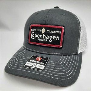 Copenhagen Richardson 112 Trucker Snuff Dip Tobacco Patch Cap Hat Mesh Redneck